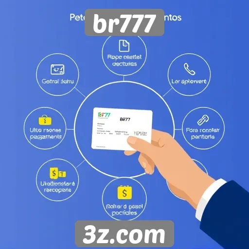 Funcionalidades do sistema de pagamentos no br777