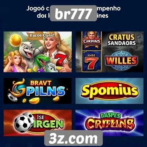 Desempenho dos jogos mais populares no br777