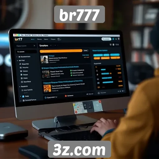 Análise da interface do usuário do site br777